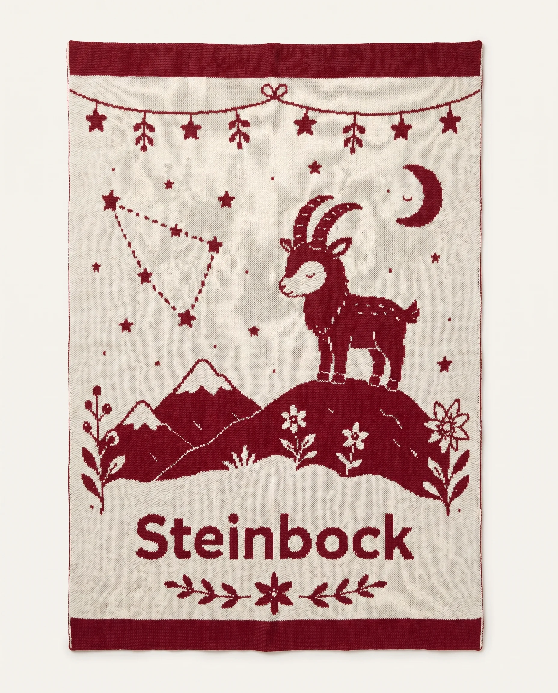 Babydecke Steinbock