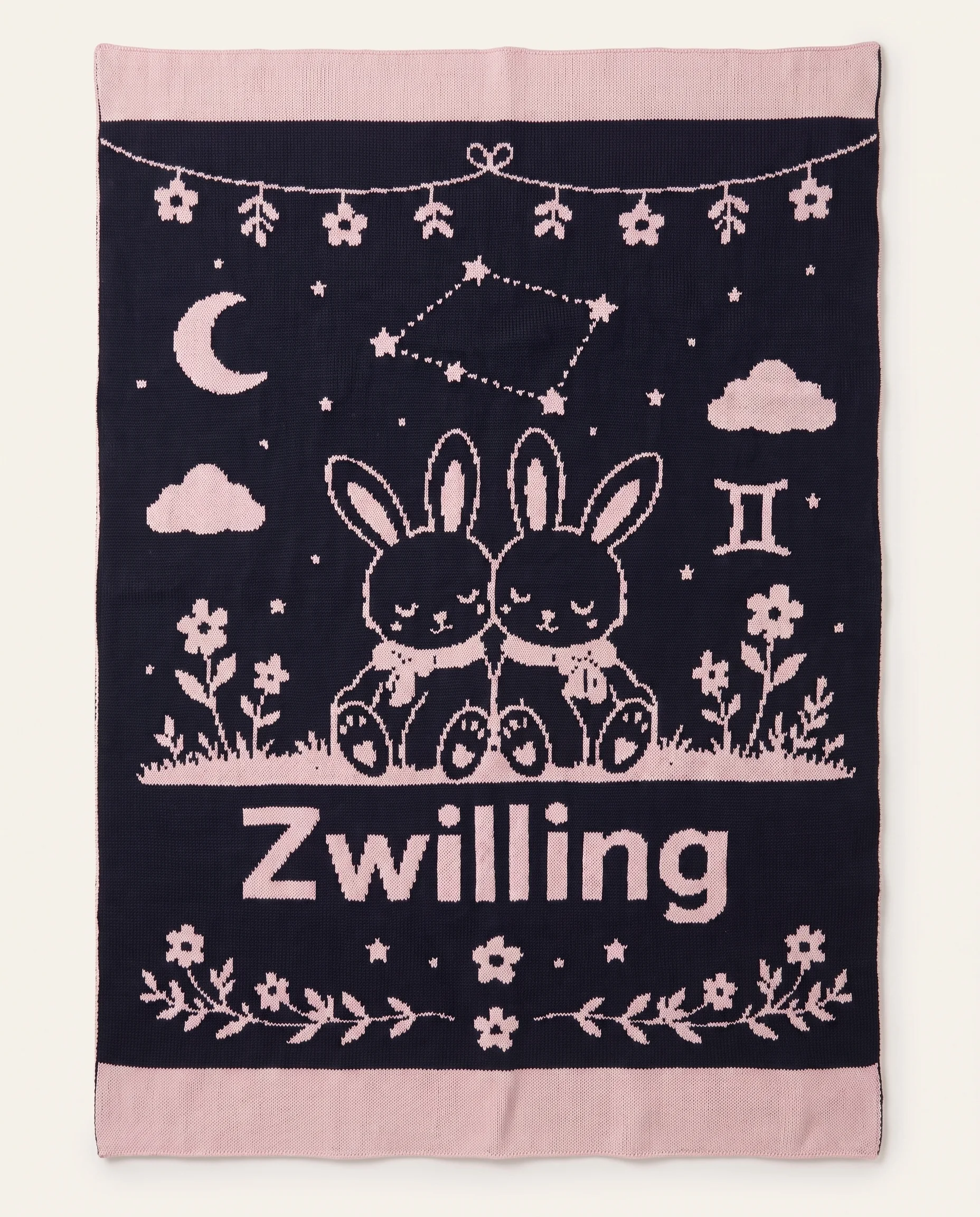 Babydecke Zwilling