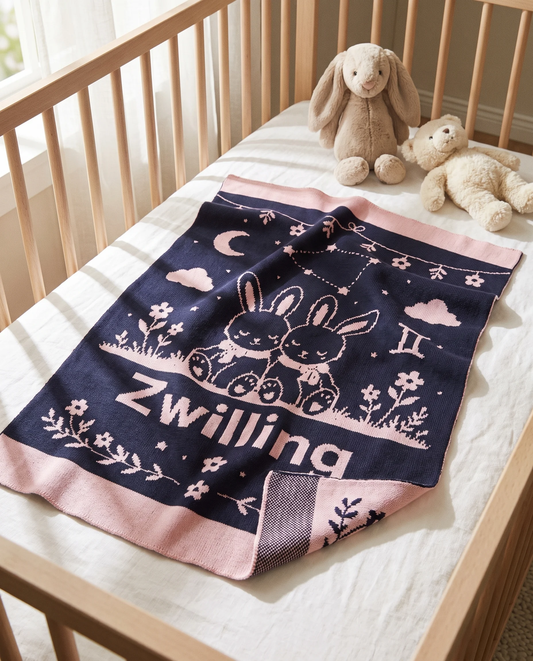 Babydecke Zwilling