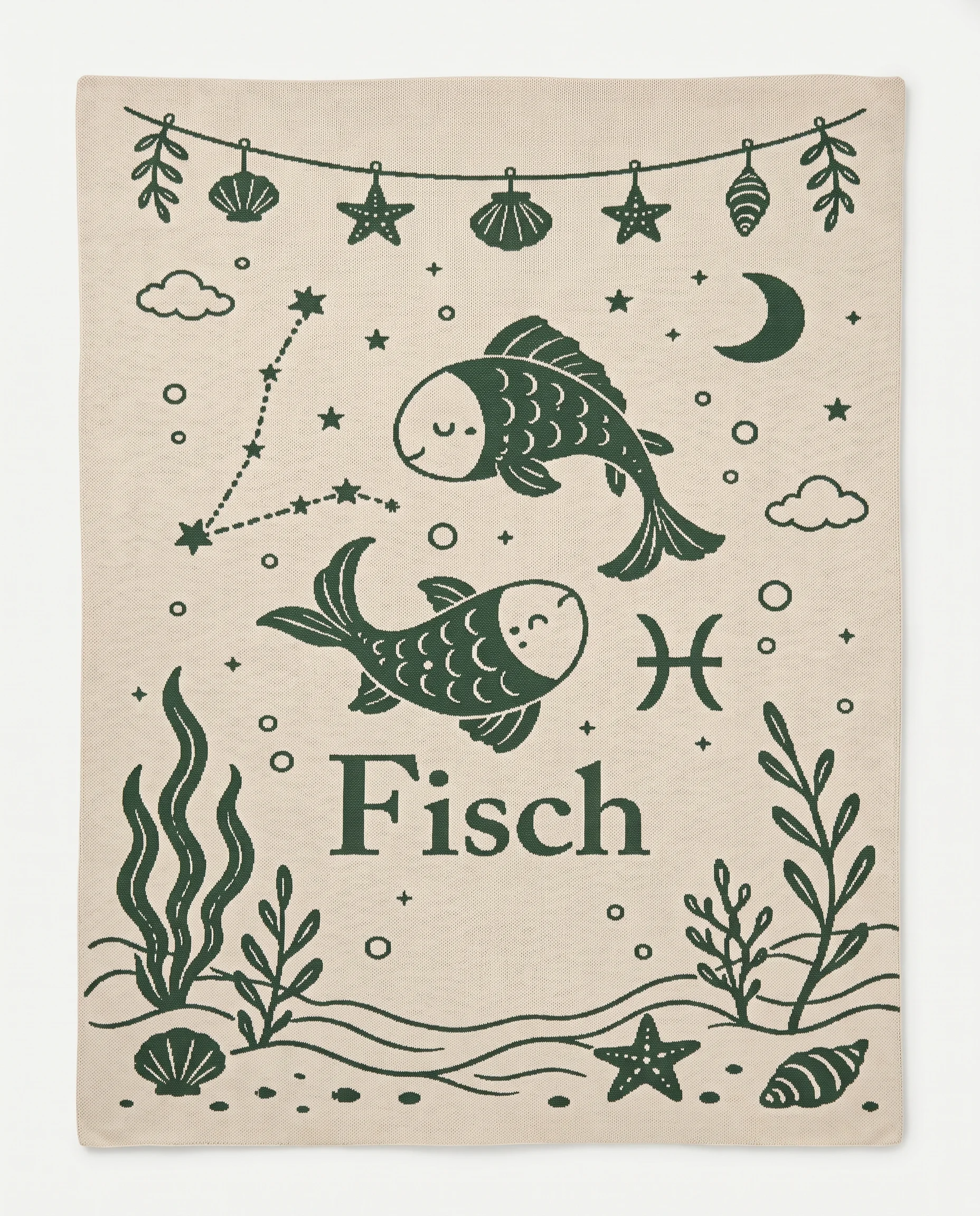 Babydecke Fisch