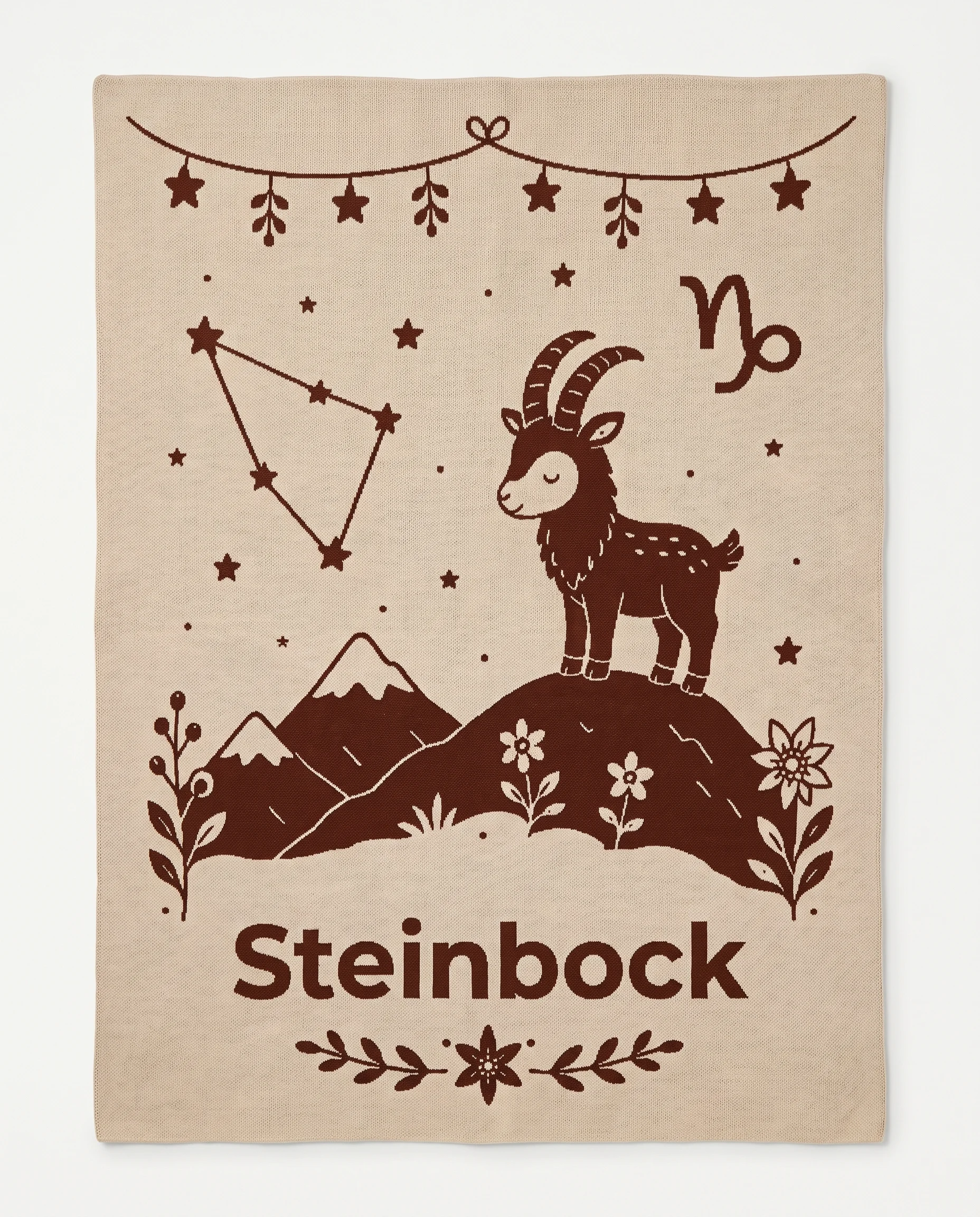 Babydecke Steinbock
